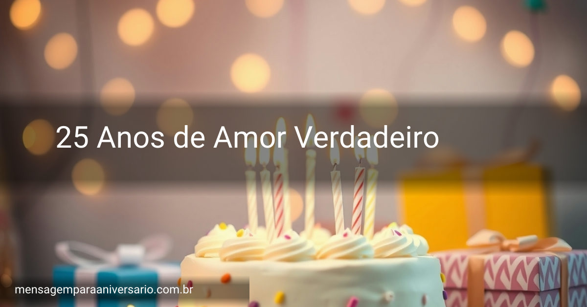 Cena festiva de aniversário com bolo, velas, balões e presentes.