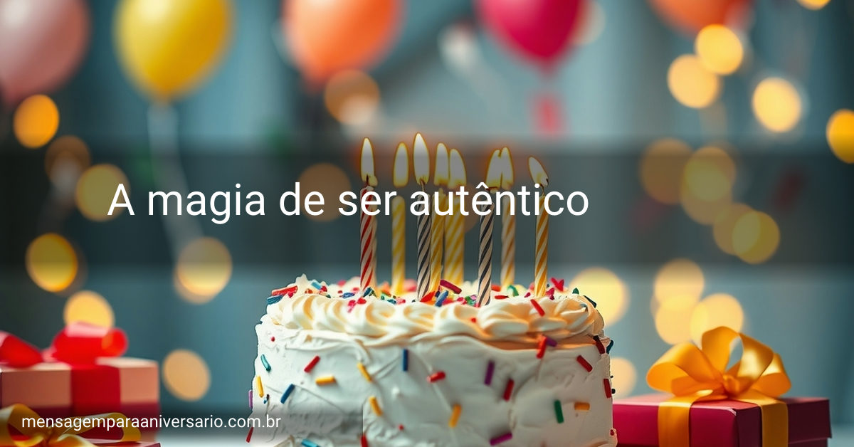 Cenário festivo de aniversário com bolo, velas, balões, confete e presentes
