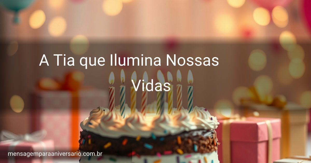 Uma cena festiva de aniversário com bolo, velas, balões coloridos, confete, presentes e luzes bokeh.