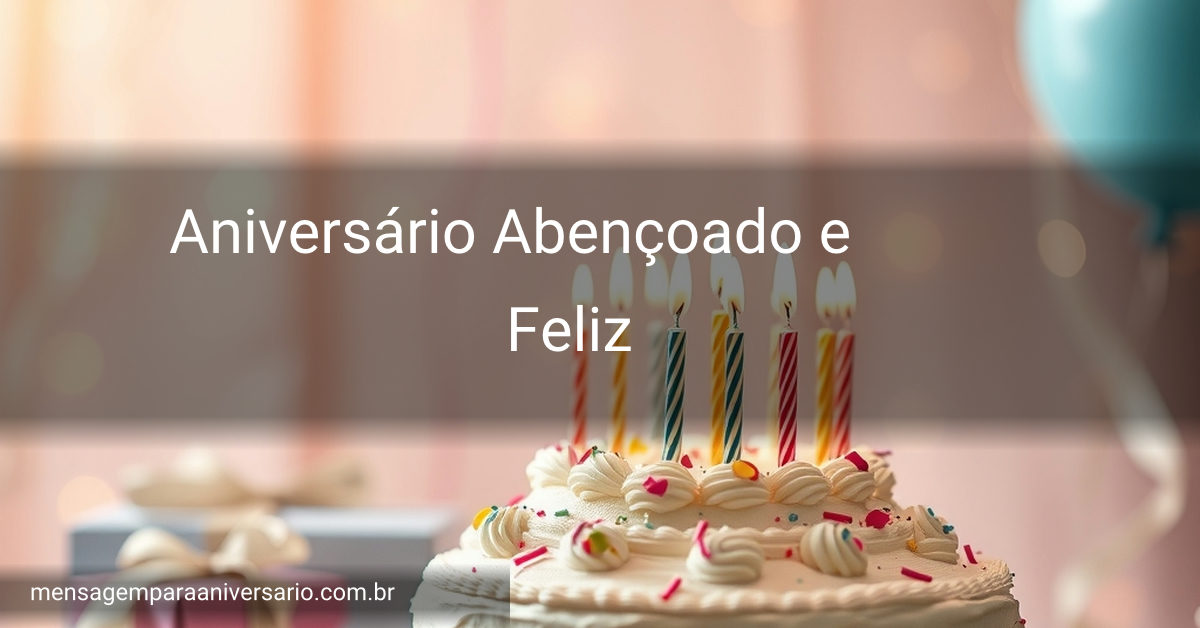 Cena festiva de aniversário com bolo, velas, balões e confete.
