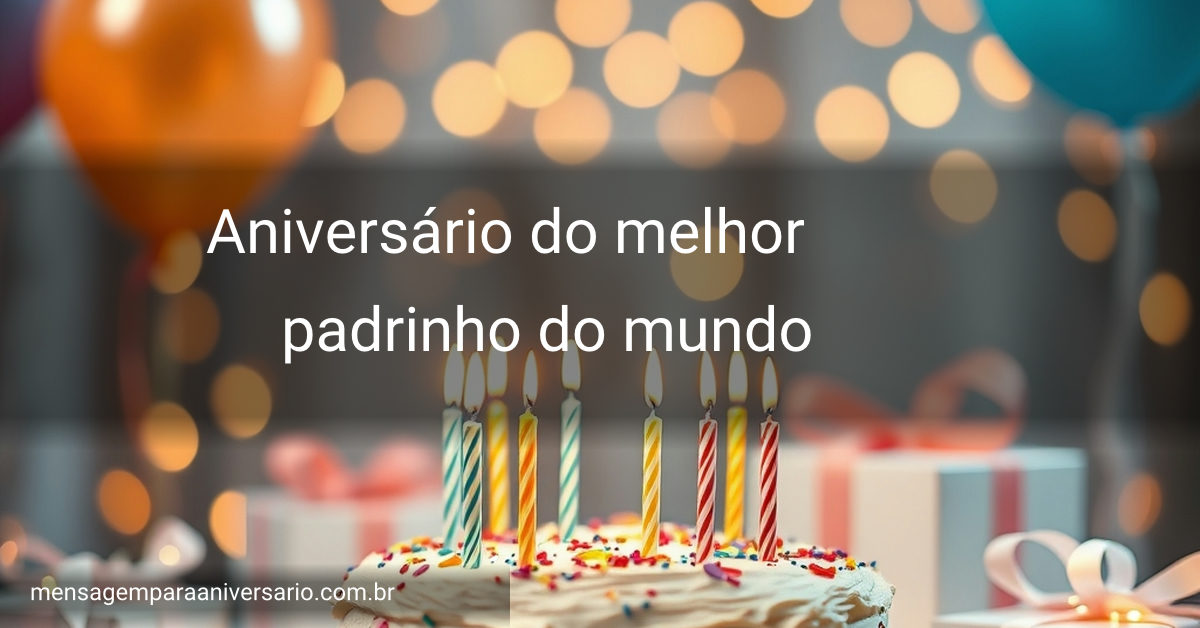 Composição de festa de aniversário com bolo, velas, balões, confete e luzes bokeh.
