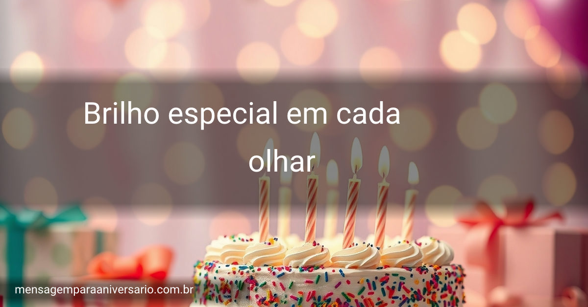 Uma cena de festa de aniversário vibrante com um bolo, velas acesas e decorações coloridas, ao fundo com luzes desfocadas.