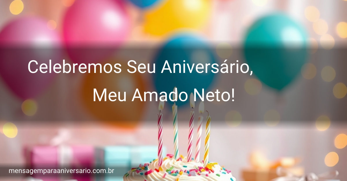 Uma decoração de festa de aniversário com balões coloridos e um bolo.