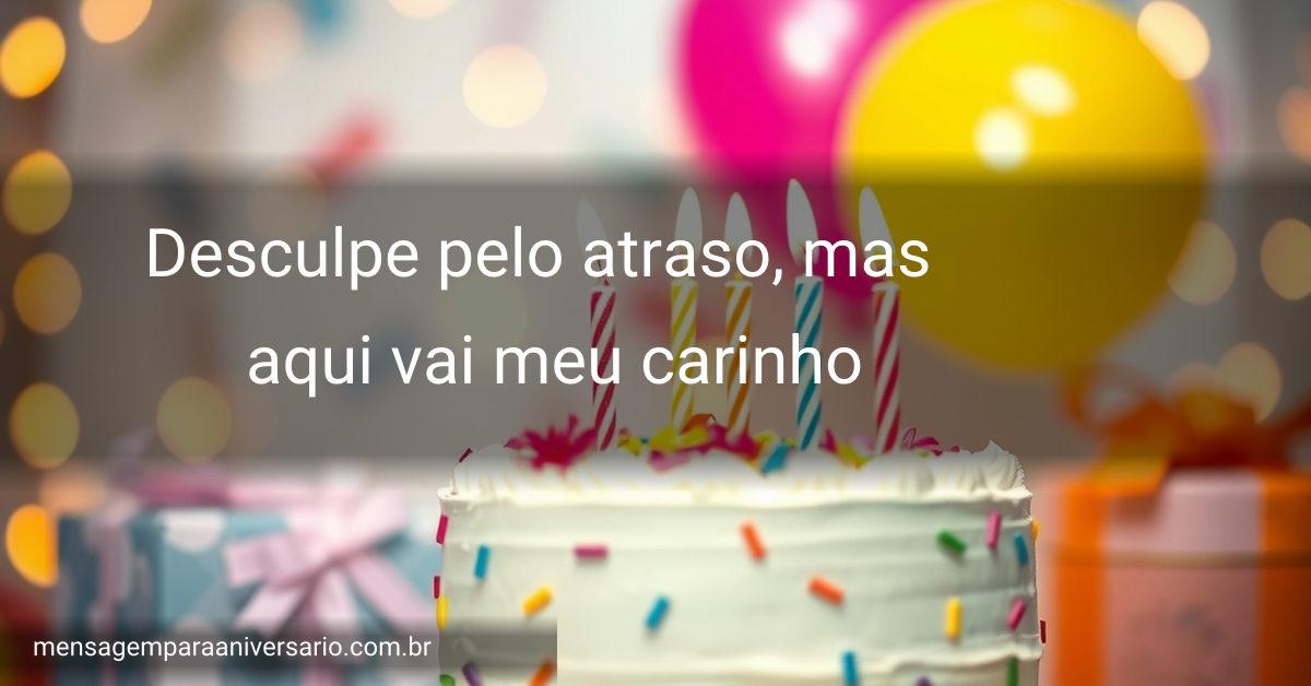 Uma cena festiva de aniversário com bolo, velas acesas, balões coloridos, confete e luzes bokeh.