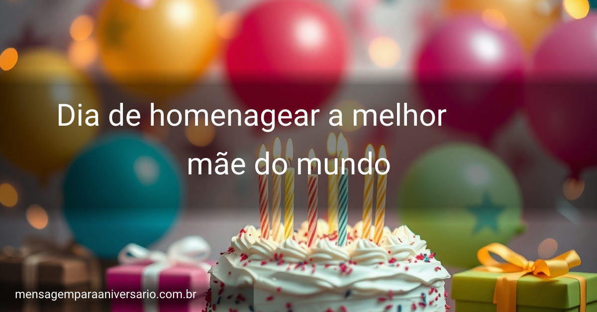 Uma cena festiva de aniversário com bolo, velas, balões coloridos e confetes.