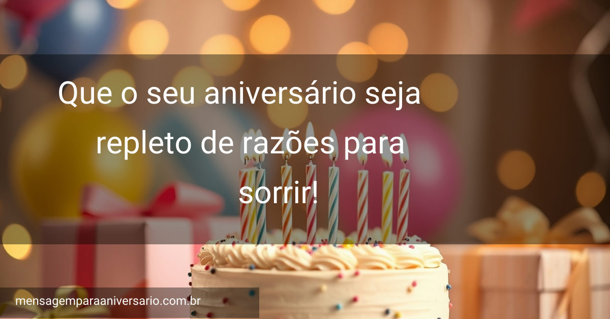 Cena festiva de aniversário com confete e uma mesa cheia de presentes.