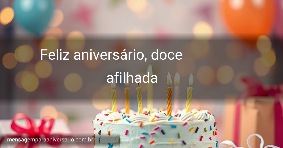 Uma mesa festiva repleta de um bolo decorado, velas acesas, balões coloridos, confetes cintilantes e presentes cuidadosamente arrumados.