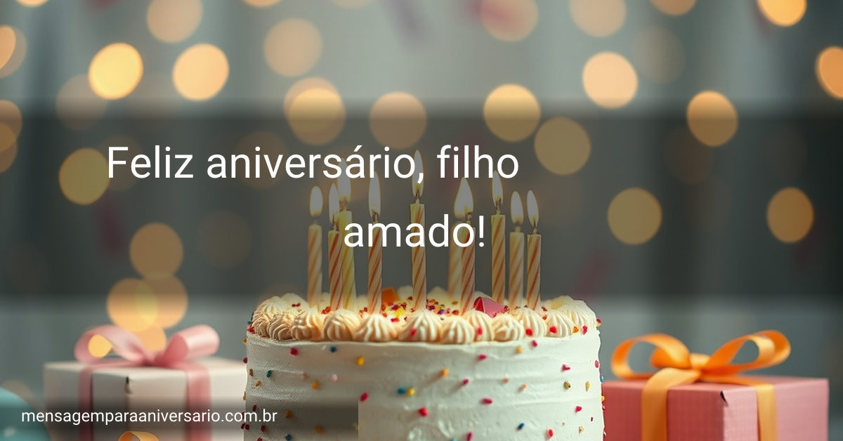 Uma cena festiva de aniversário com bolo, velas, balões e confete.