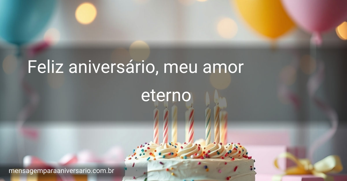 Uma cena festiva de aniversário com bolo, balões coloridos, confetes e luzes brilhantes.