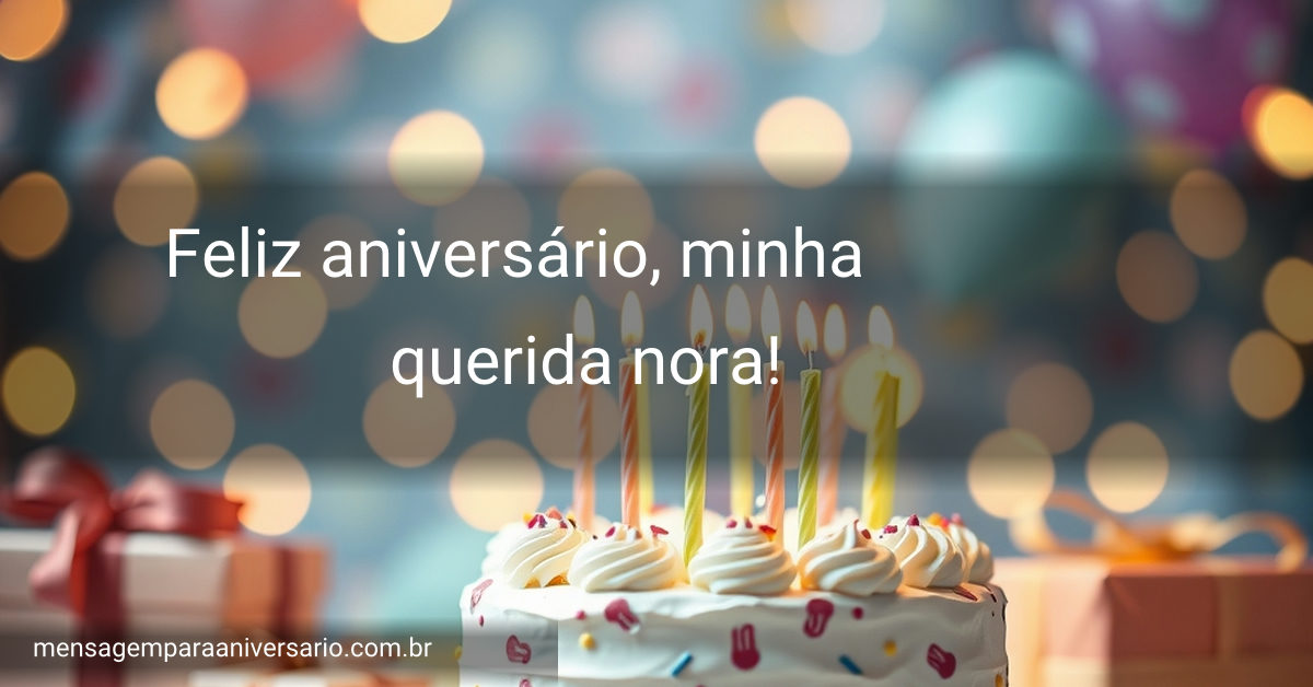 Cena festiva de aniversário com bolo, velas, balões, confete e presentes.