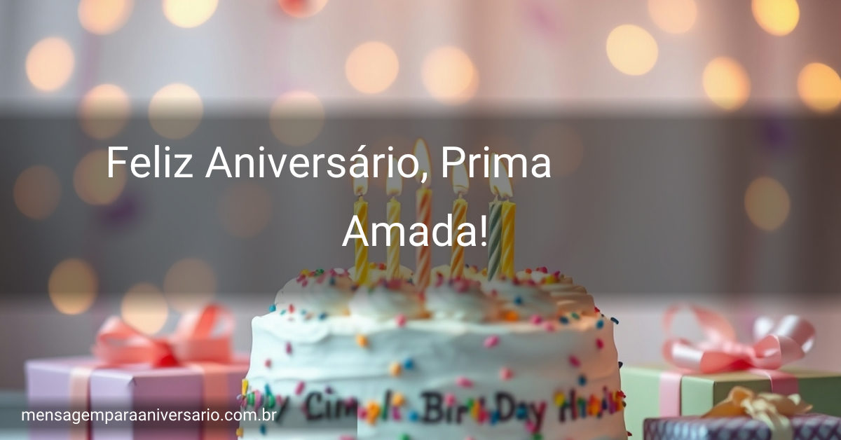 Ambiente festivo de aniversário com bolo, velas, balões alegres e muitos presentes.