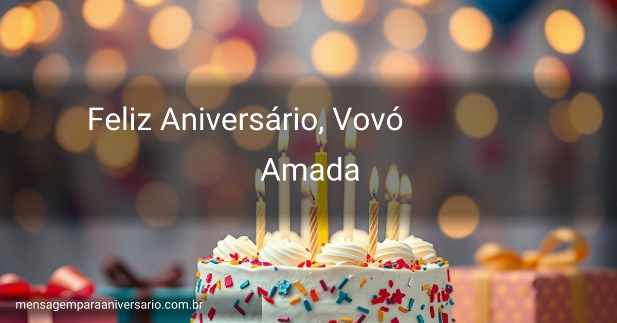 Cena festiva de aniversário com bolo, velas, balões coloridos, confete e luzes bokeh.