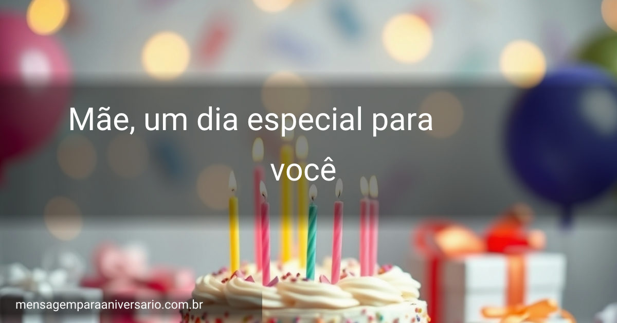 Cena festiva de aniversário com um bolo lindo, velas acesas, balões coloridos e confetes, com luzes bokeh ao fundo.