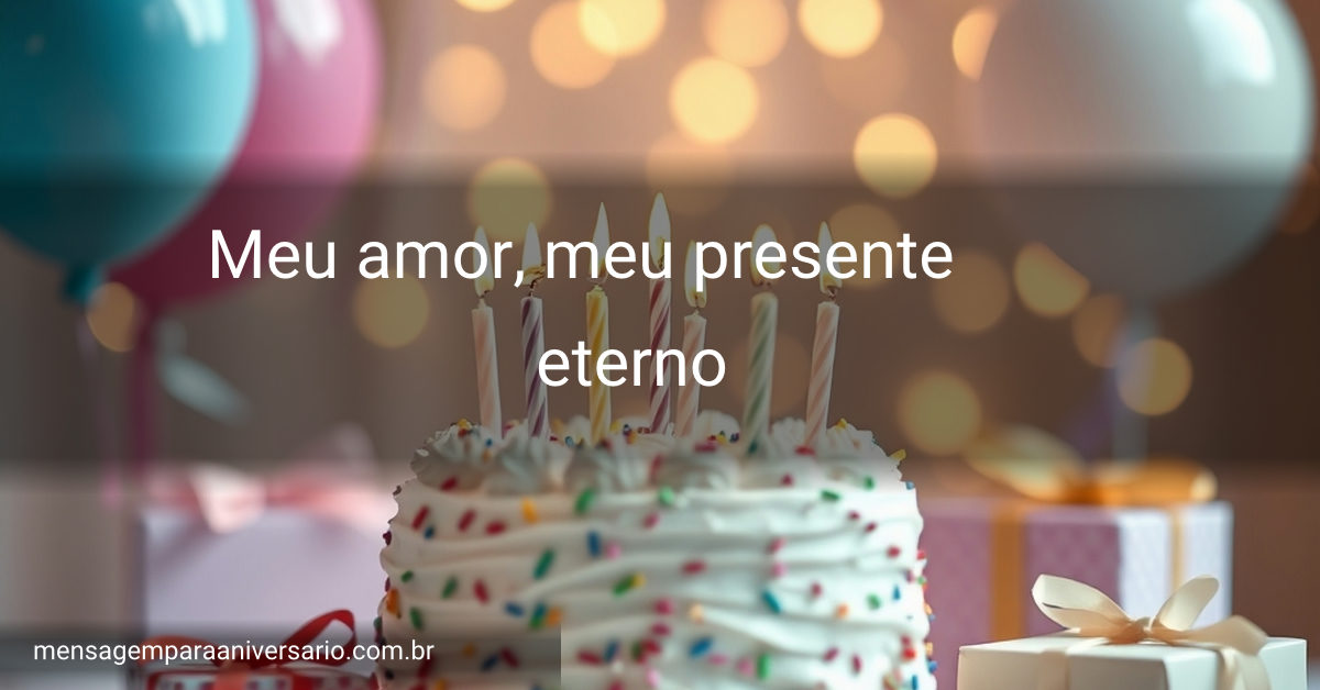 Uma cena festiva de aniversário com um bolo decorado, velas acesas, balões coloridos, confete espalhado e luzes desfocadas ao fundo.