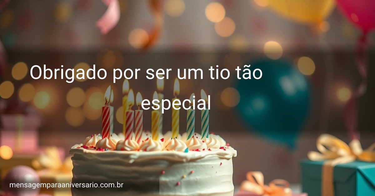 Uma mesa decorada com um bolo de aniversário, velas acesas, balões coloridos e confete espalhado.