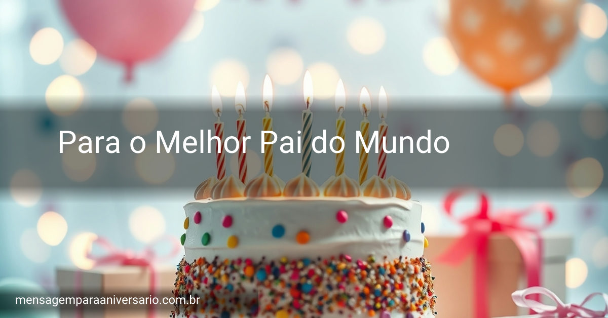 Cenário festivo de aniversário com bolo, velas, balões e confetes.