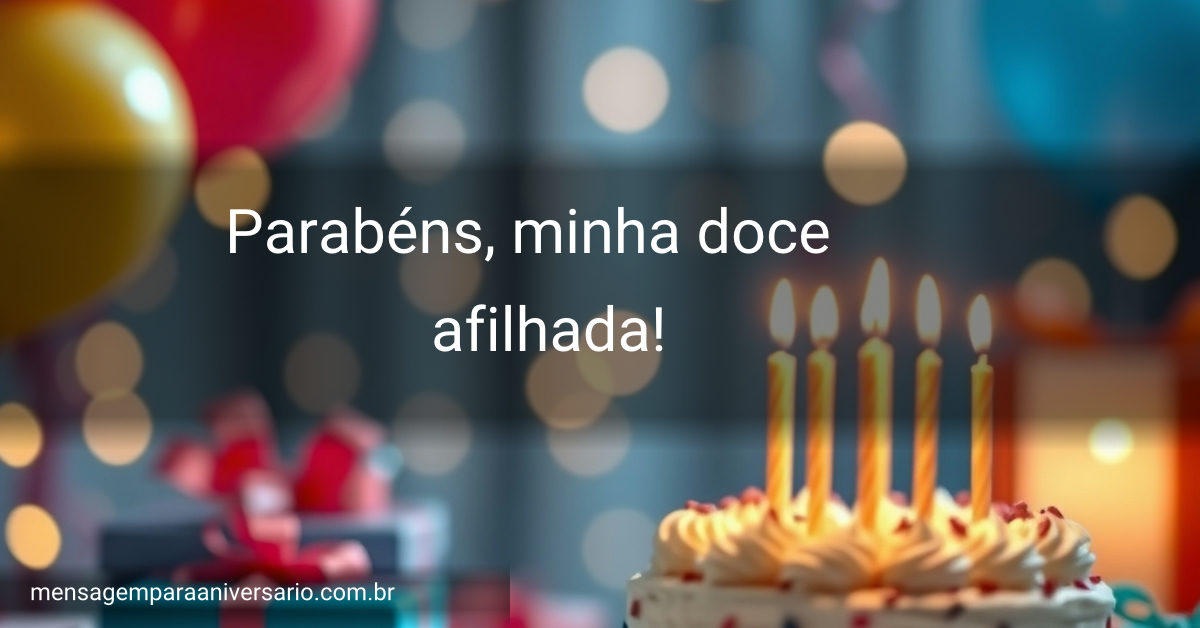 Cena festiva de aniversário com bolo, velas, balões, confete e presentes.