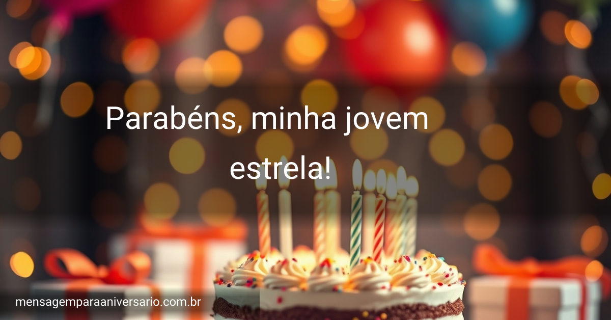 Uma cena festiva de aniversário com bolo, velas acesas, balões coloridos, confetes e presentes decorativos.
