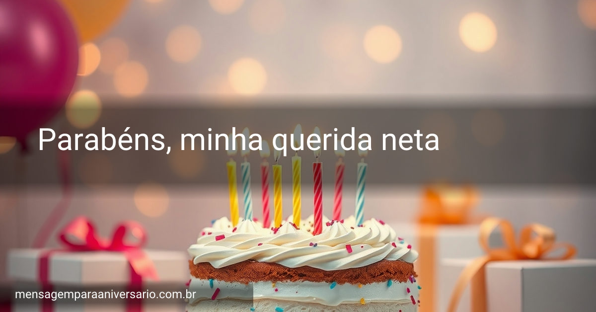 Cena festiva de aniversário com bolo, velas, balões e confete.