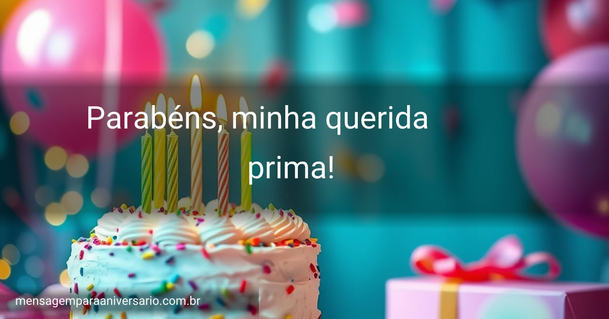 Uma celebração de aniversário vibrante com um bolo bonito, balões coloridos, confetes brilhantes e luzes suaves ao fundo, formando um ambiente alegre.