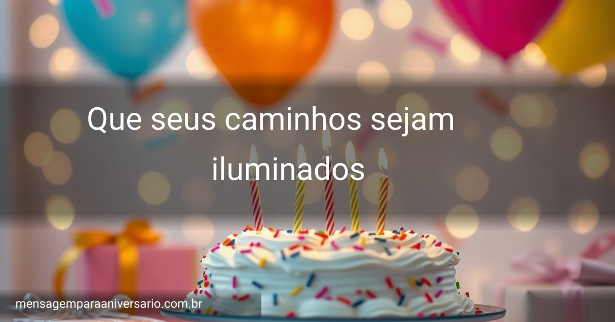 Uma cena festiva de aniversário com balões brilhantes, um bolo apetitoso, velas acesas, confetes coloridos e luzes em bokeh.