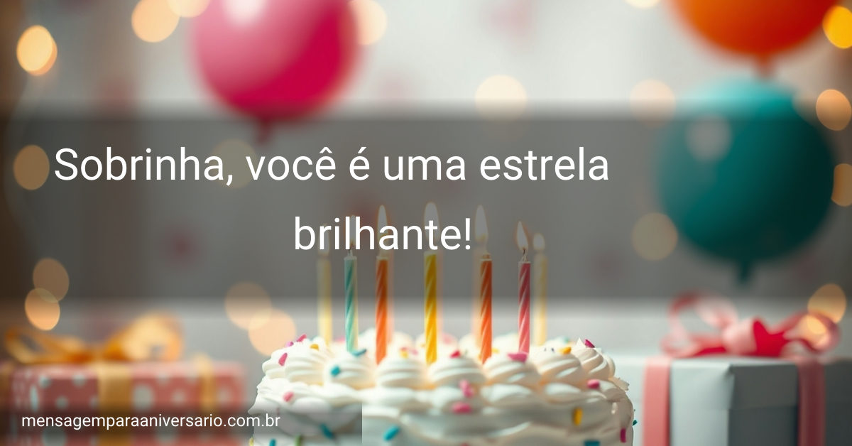 Cena festiva de aniversário com bolo, velas, balões e confete.