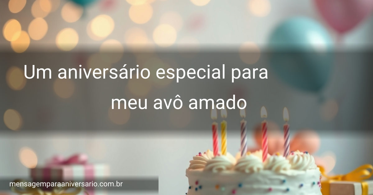 Cena de festa de aniversário com bolo, velas, balões coloridos, confete e luzes bokeh.