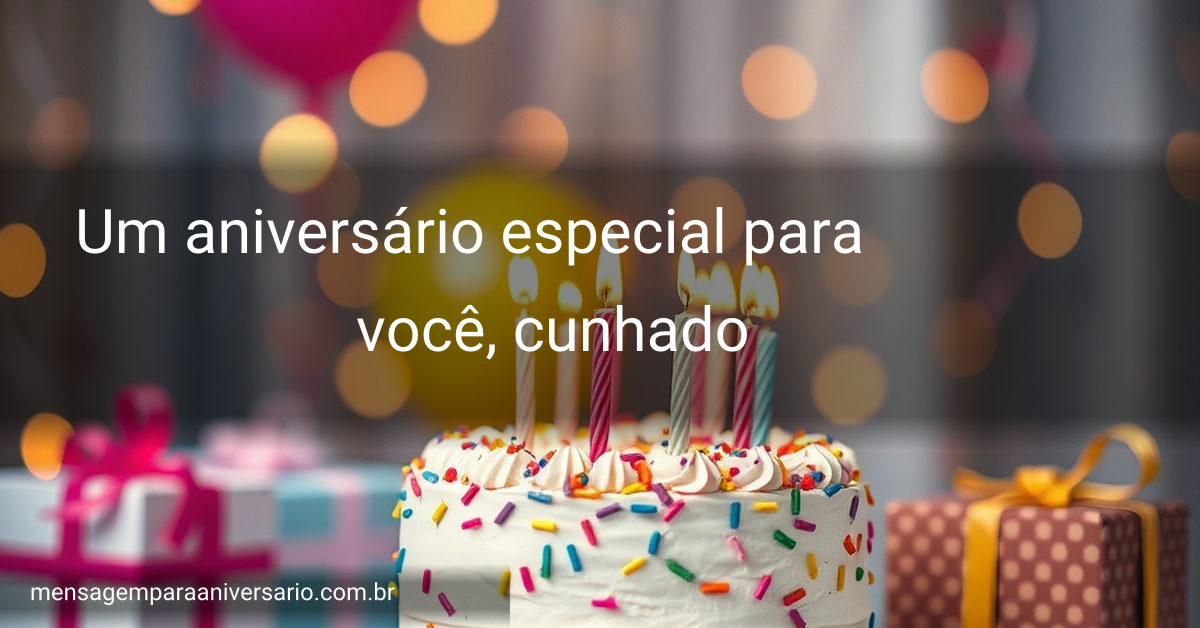 Uma cena festiva de aniversário com bolo colorido, velas, balões, confetes e luzes bokeh.