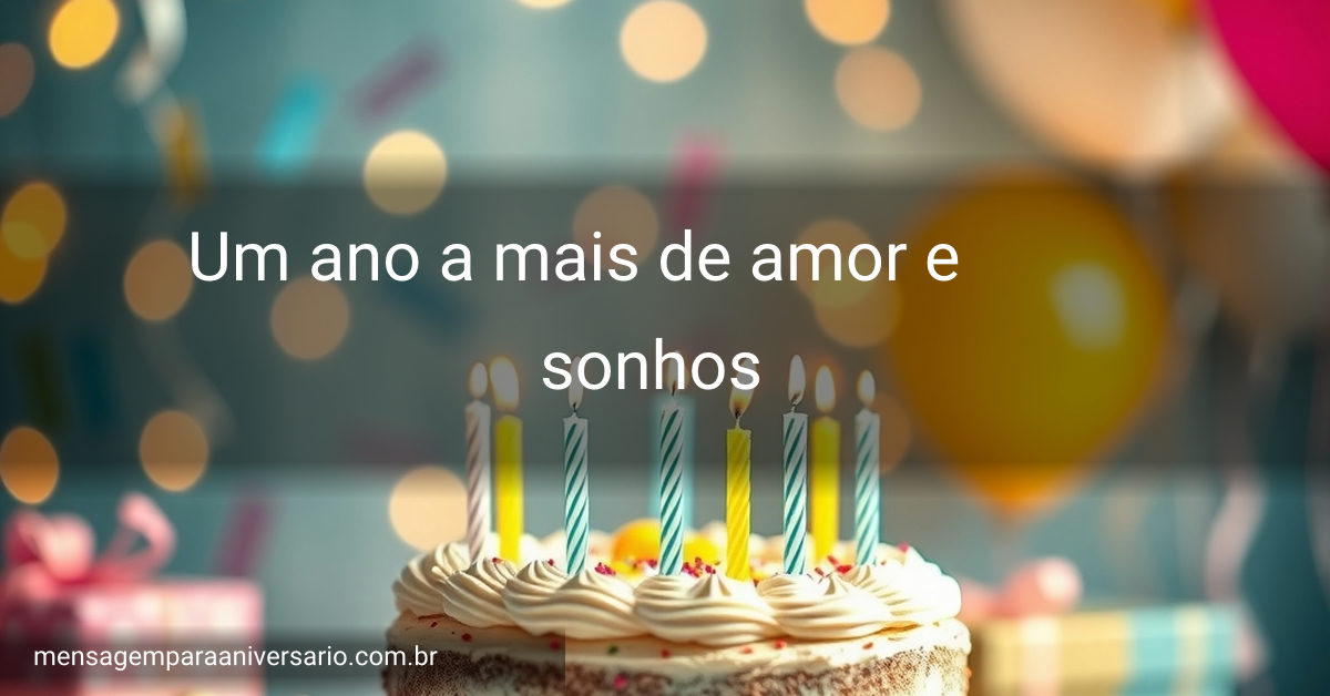 Cena festiva de aniversário com bolo, velas, balões e confetes