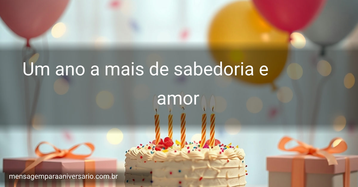 Configuração serena de aniversário com balões, bolo e confete.
