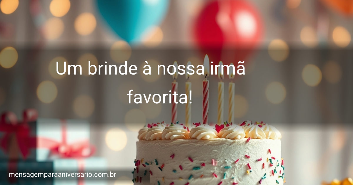 Uma cena festiva de aniversário com bolo, velas, balões e presentes.