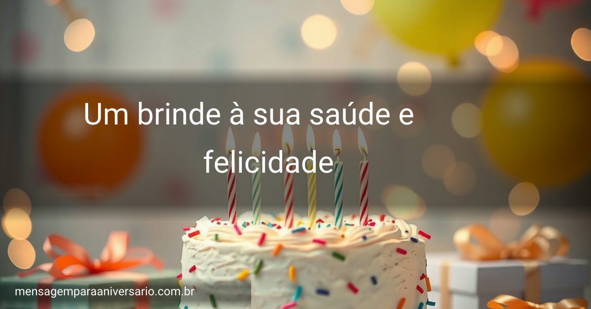 Uma decoração de aniversário com bolo, velas, balões, confetes e presentes.