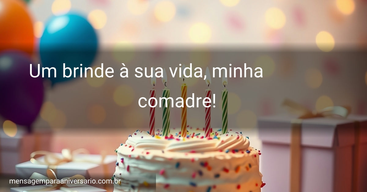 Cena festiva de aniversário com bolo, velas, balões, confete, presentes e luzes bokeh.
