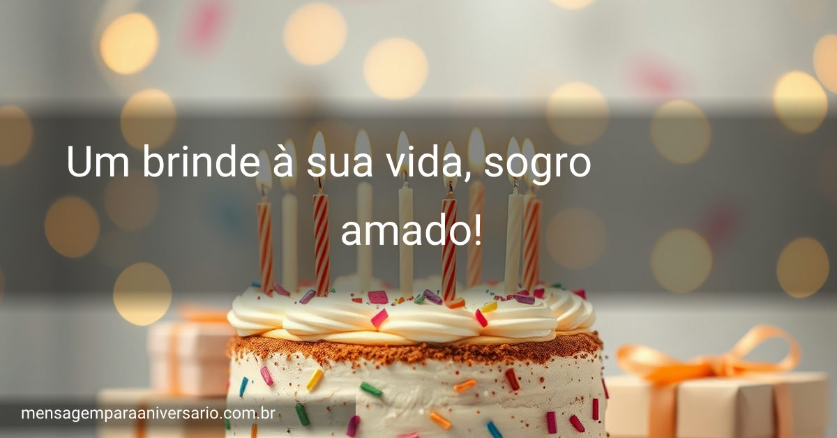 Cenário festivo de aniversário com bolo, balões coloridos, confete e presentes enfeitando a mesa.