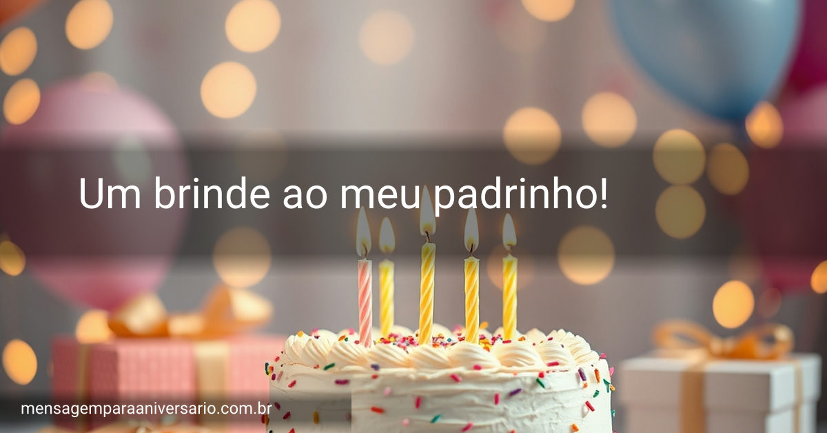Uma cena festiva de aniversário com bolo, velas, balões, confete e presentes.