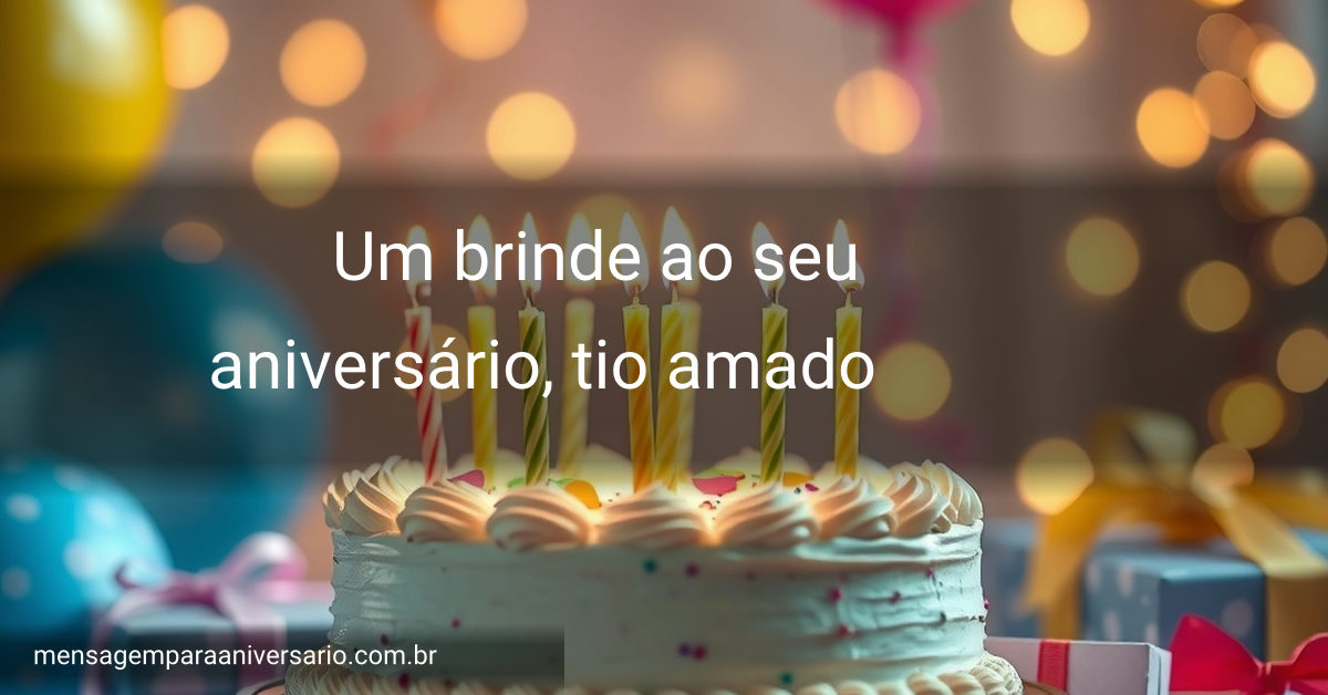 Uma cena festiva com um bolo de aniversário, velas, balões e confete, criando um ambiente alegre.