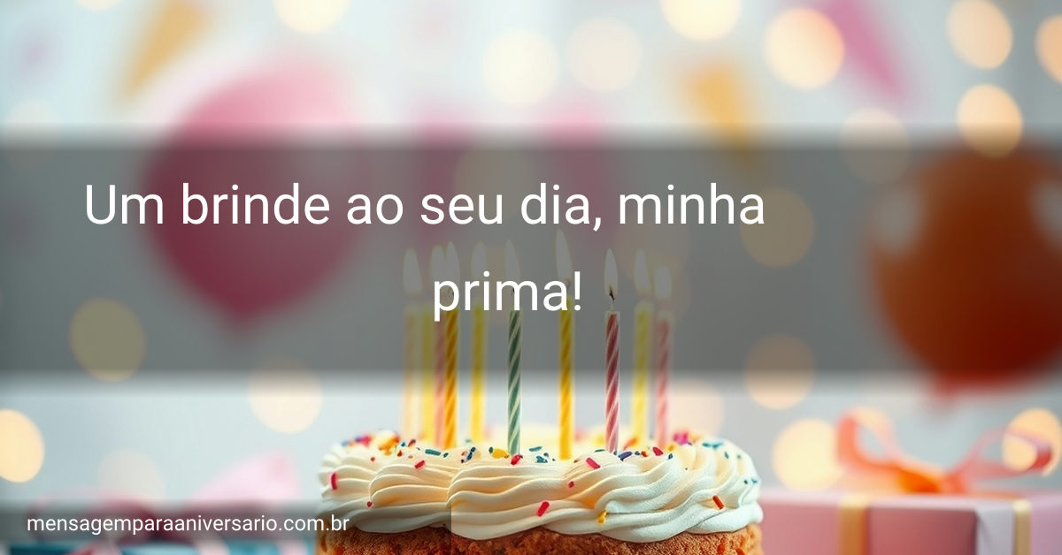 Uma cena festiva de aniversário com bolo, velas, balões, confete e presentes, criando um ambiente alegre.