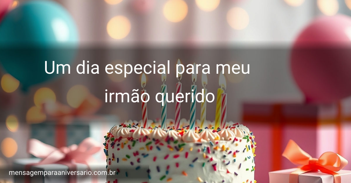 Cena festiva de aniversário com bolo colorido, velas acesas, balões, confete e luzes quentes.