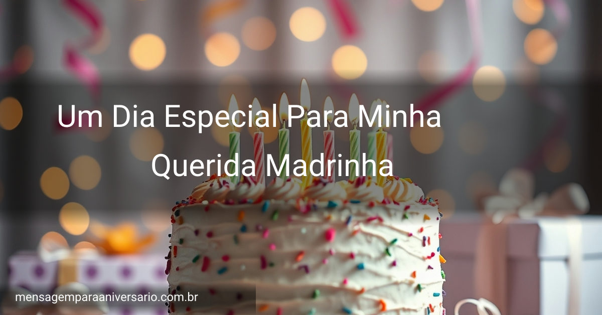 Cena festiva de aniversário com um bolo decorado, velas acesas, balões, confete colorido, presentes e luzes bokeh.