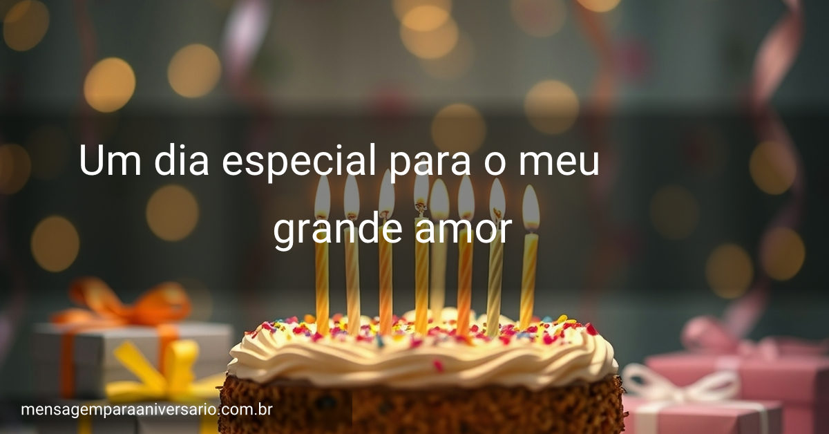 Uma linda decoração de aniversário com um bolo, velas e enfeites coloridos.