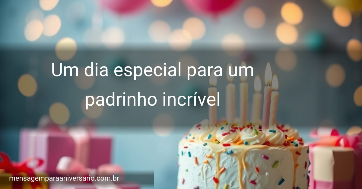 Cena festiva de aniversário com bolo colorido, velas, balões, confete, presentes e luzes bokeh.