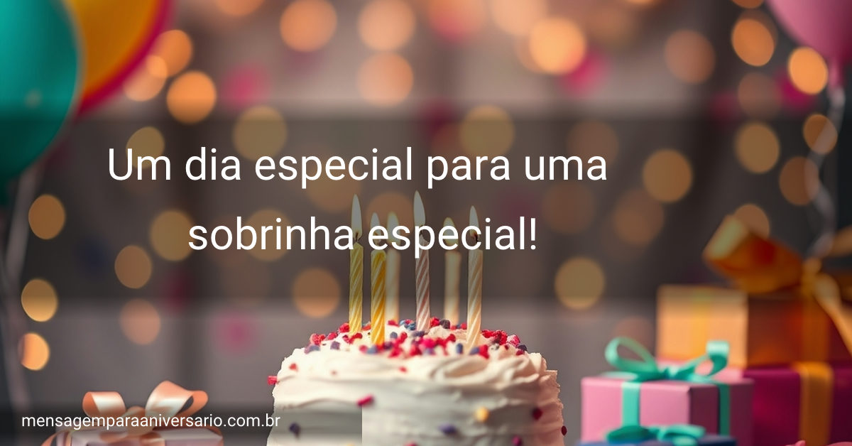 Cena festiva de aniversário com um bolo colorido, velas, balões vibrantes e confetes brilhantes.