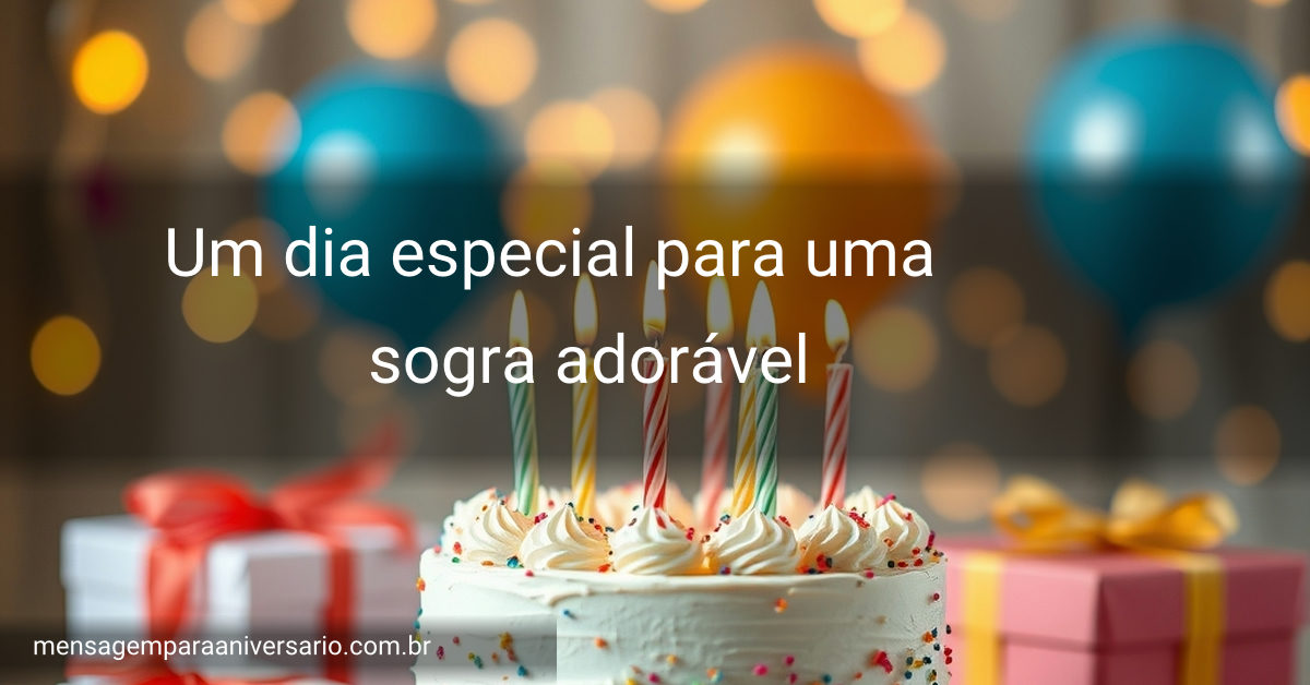 Cena de aniversário festiva com bolo, velas, balões, confete e luzes bokeh.