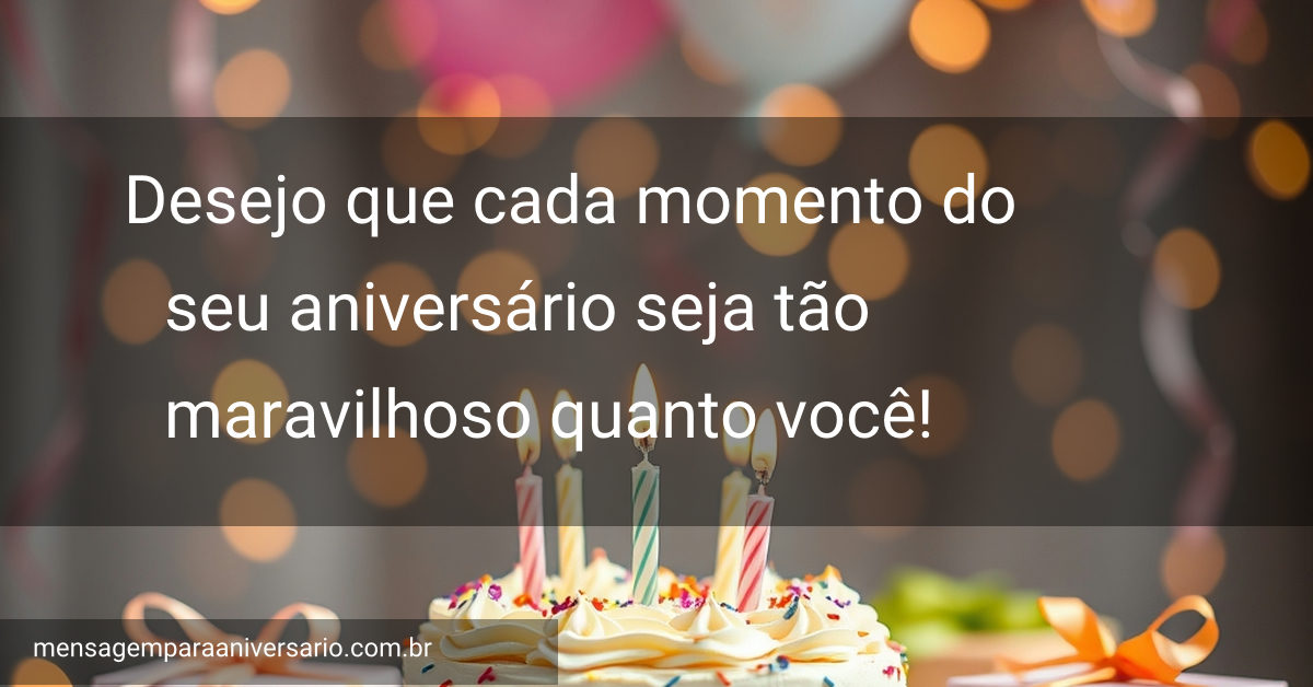 Cena festiva de aniversário com muitos balões coloridos e um bolo decorado.