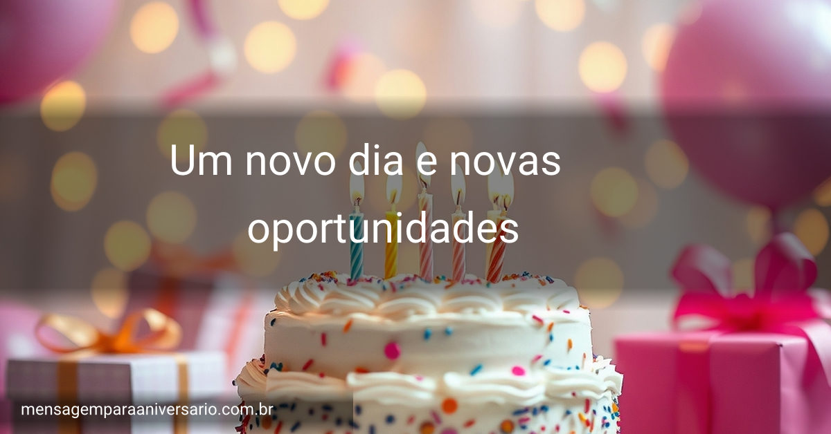 Uma cena festiva de aniversário com bolo, velas, balões, confete e luzes bokeh.