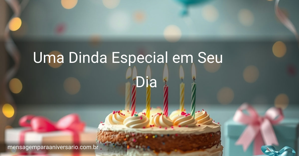 Cena festiva de aniversário com bolo, velas, balões, confete e presentes.