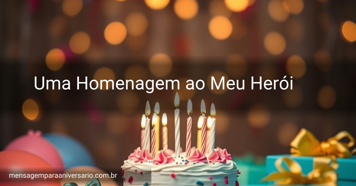 Cena festiva de aniversário com bolo, velas, balões e confete.