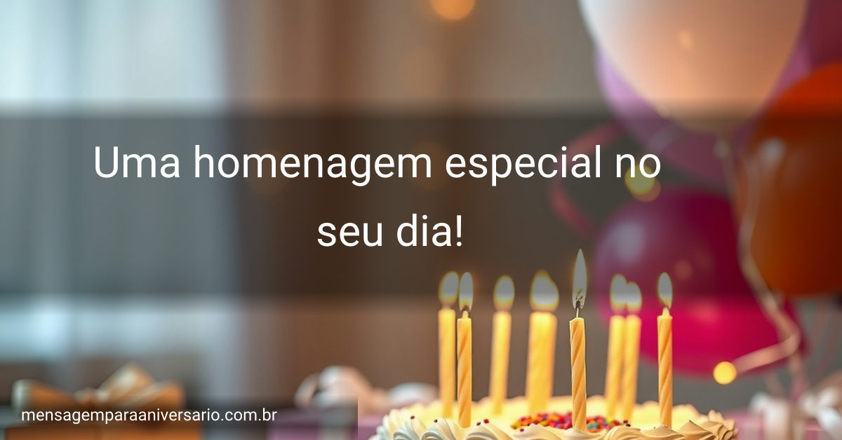 Cena festiva de aniversário com bolo, velas, balões e confetes