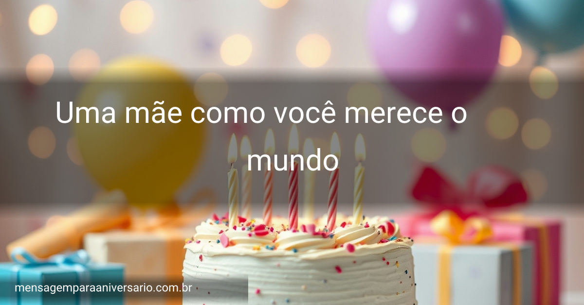 Cena festiva de aniversário com bolo, velas, balões e confetes.