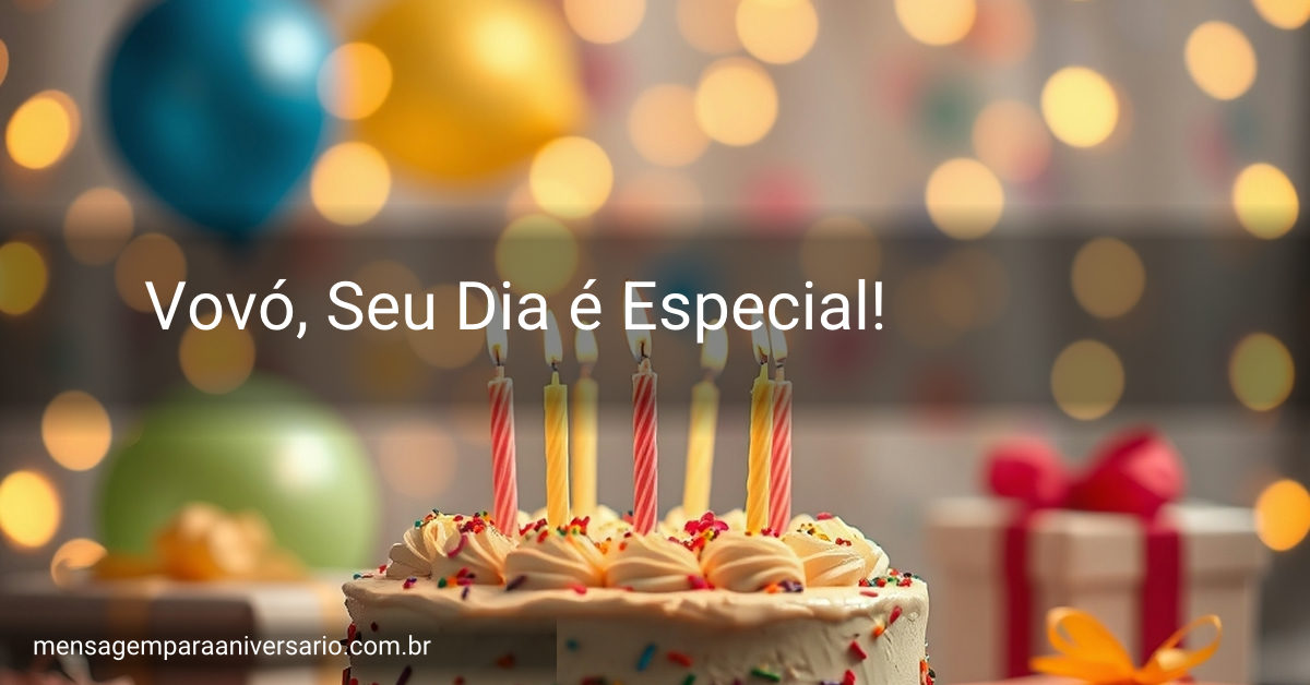 Cena festiva de aniversário com bolo, velas, balões coloridos, confete e luzes bokeh.
